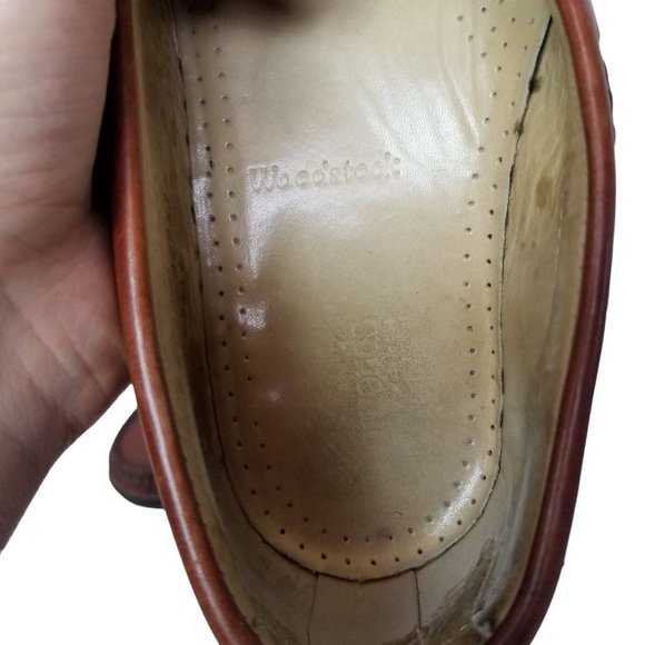Allen Edmonds Mens 9.5D Brown Leather Woodstock Do - Picture 7 of 9